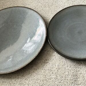 Jars Stoneware Plates, Made in France : 7 Dinner Plates , 10.5"
